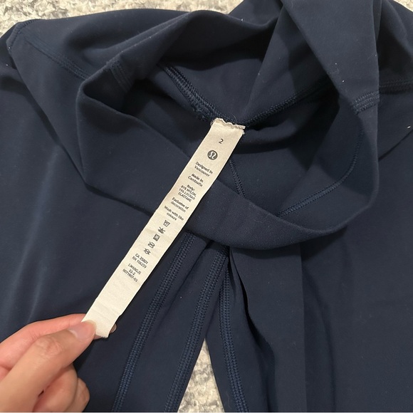 LULULEMON Align High Rise Crop 23” True Navy - Picture 5 of 5